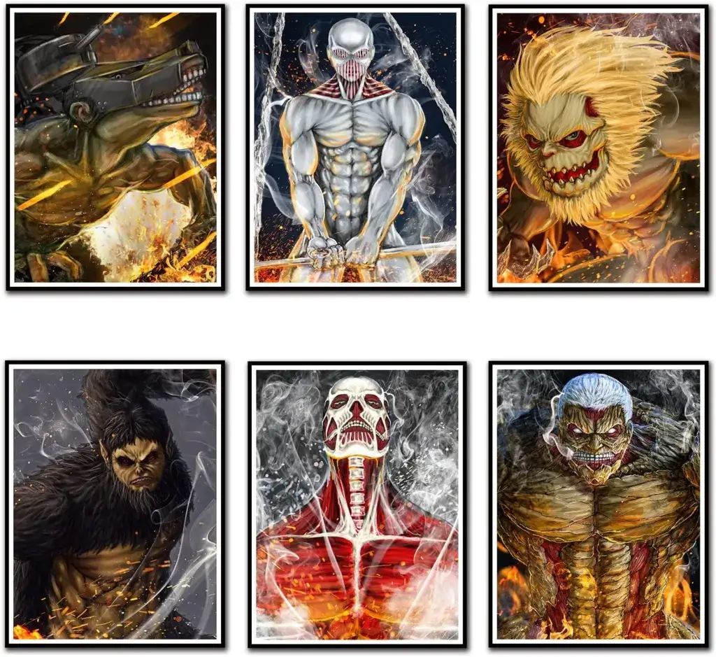 Attack on titan posters